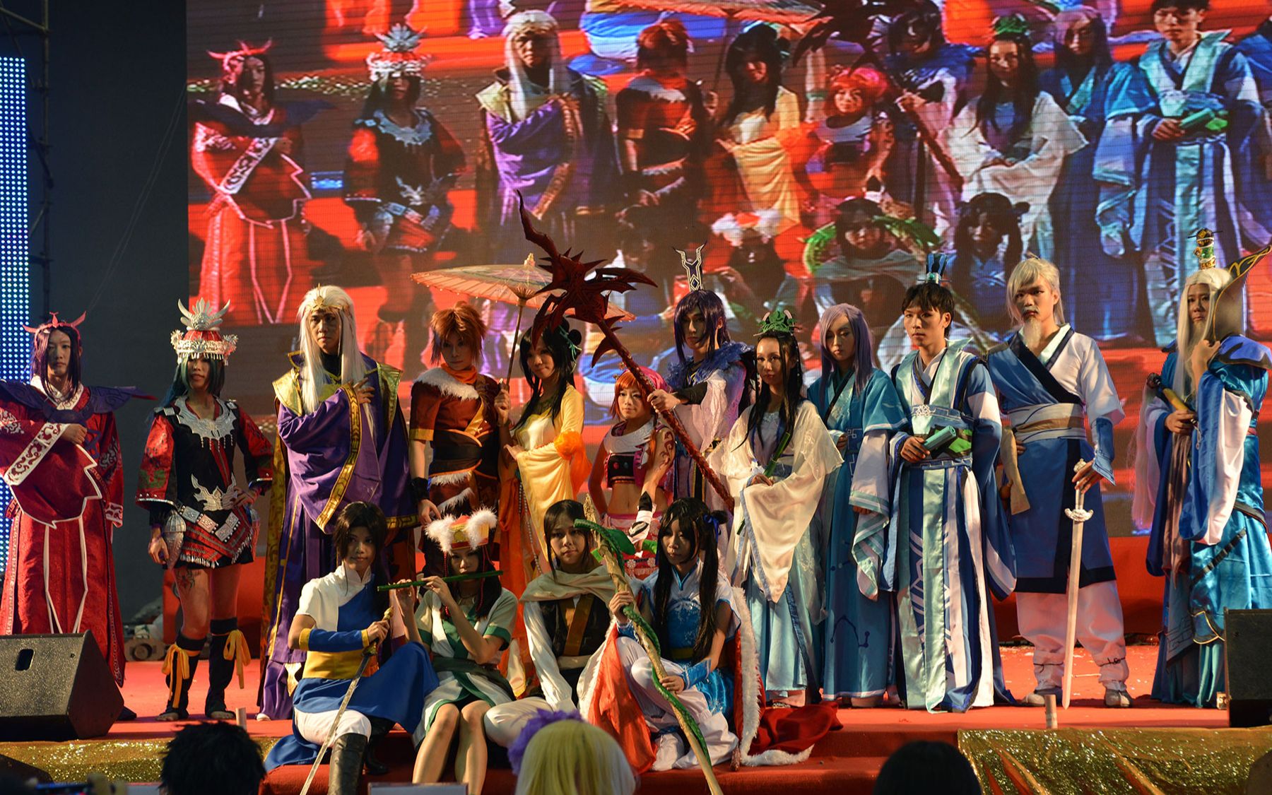 【十方阁】2012广州第1届亚洲动漫游戏展cosplay团体赛《仙剑5》