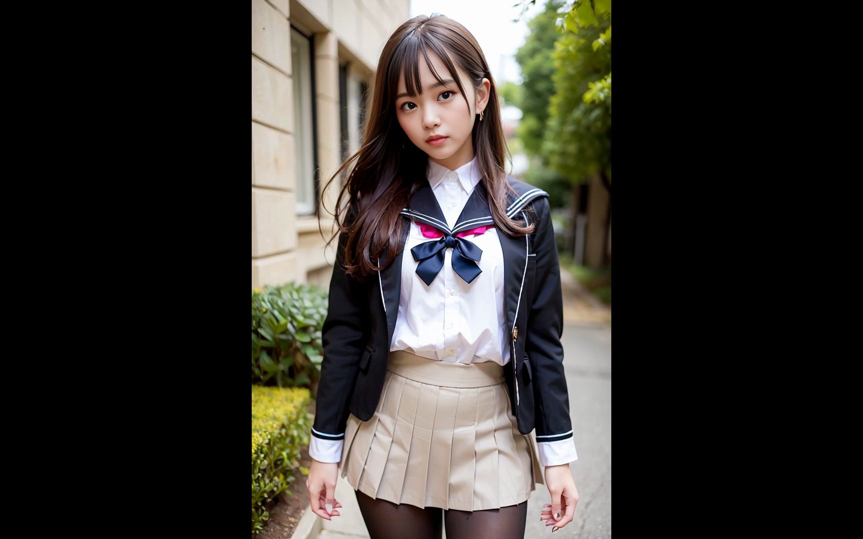 【ai绘画】朴实无华的日式校服