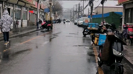 2023212北京郊区春雨绵绵实拍哔哩哔哩bilibili