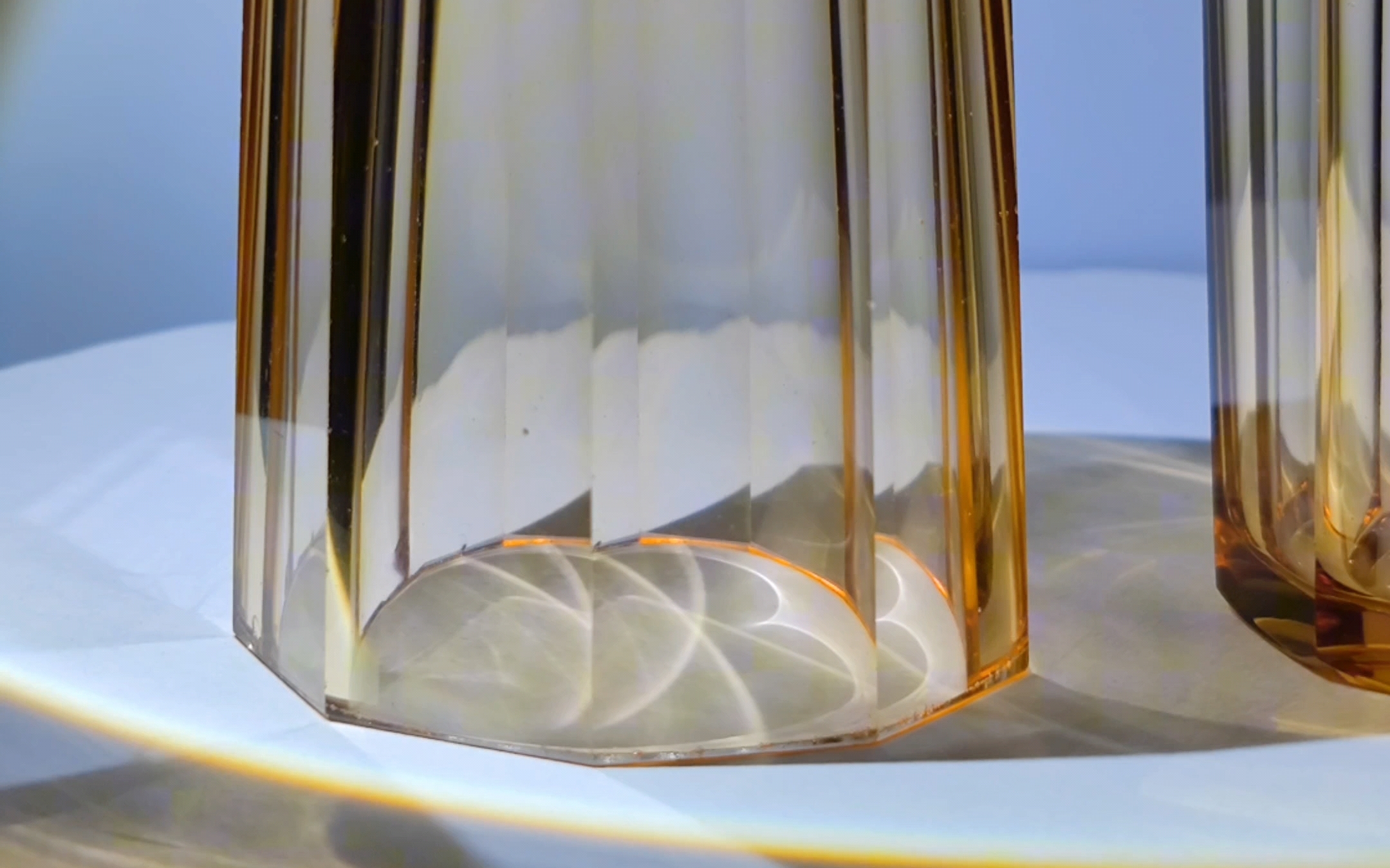 一些有年代的kagami水晶杯