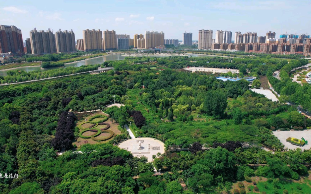 南阳市社旗赵河公园美丽景色