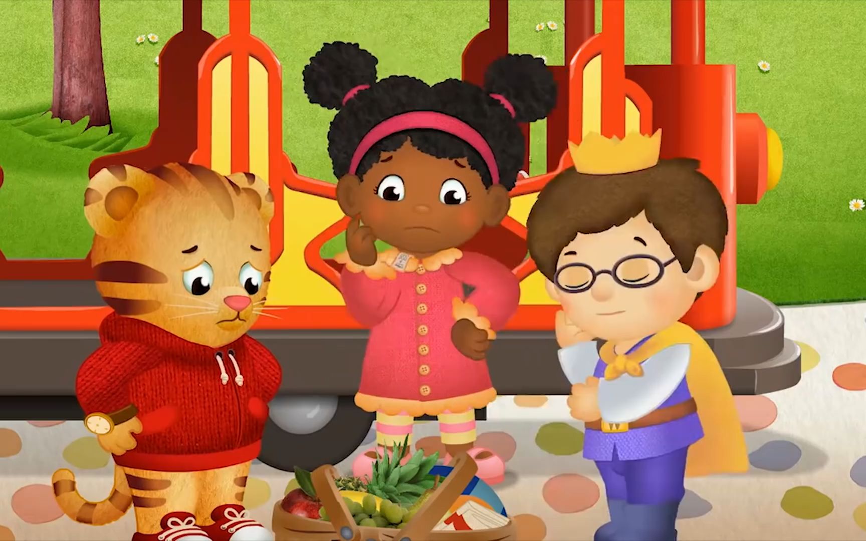 [图]【小老虎丹尼尔Daniel Tiger's Neighborhood 第一季第1集】动画片 幼儿英语启蒙 亲子英语 儿歌