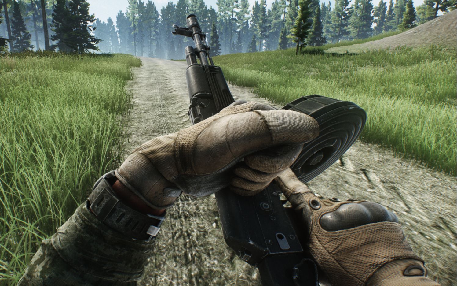 逃离塔科夫,ak74m最低后坐力改装,真的是指哪儿打哪儿!