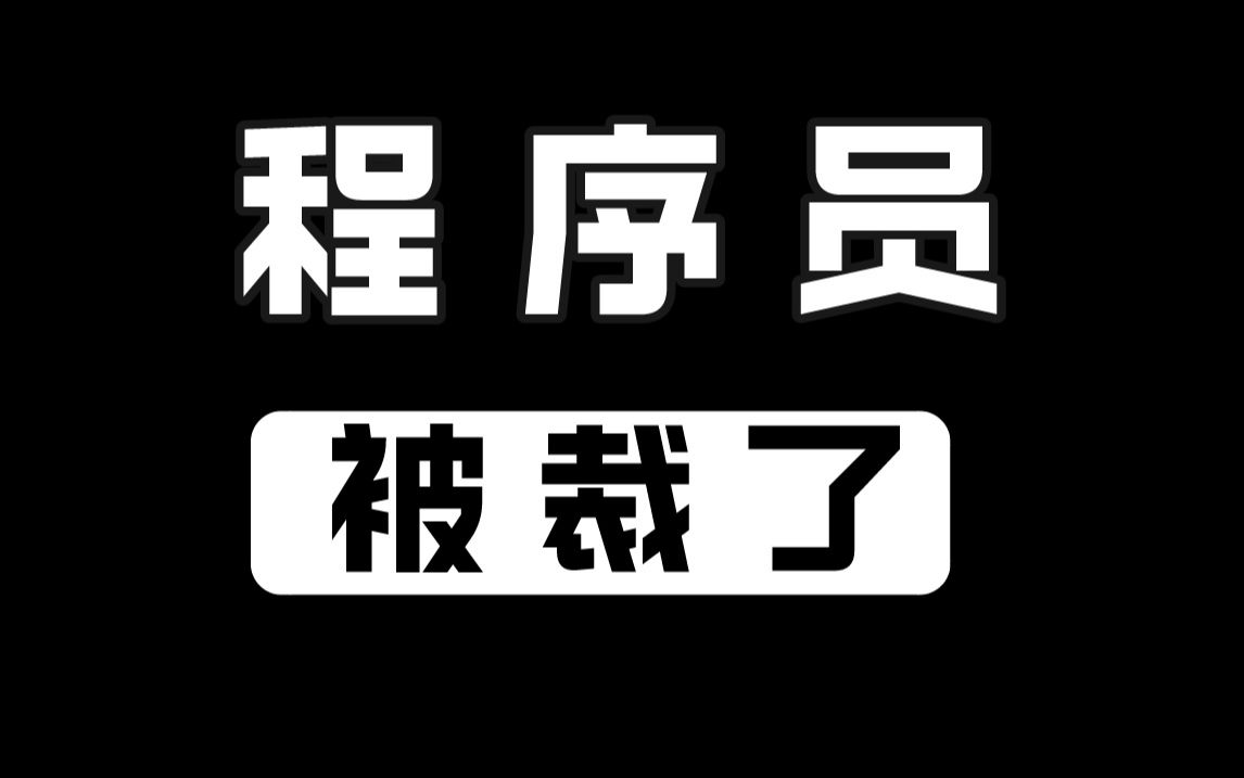 互联网被裁的程序员,是钻研技术还是转行?如何快速面试找到工作?哔哩哔哩bilibili