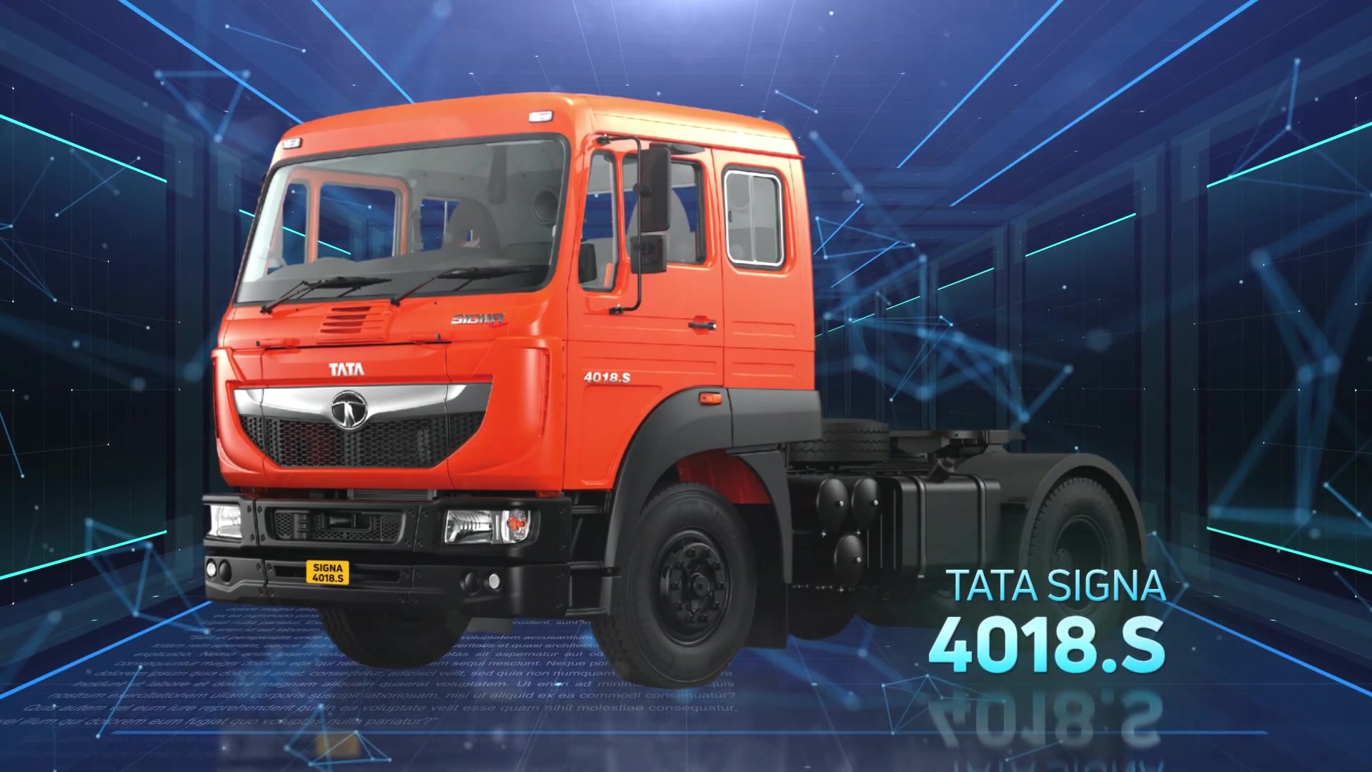 印度塔塔牵引车宣传片,两轴载重40吨,马力只有180【滑稽保命】