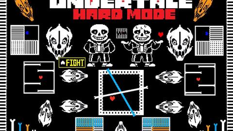 UnderTale Sans Fight Hard Mode_哔哩哔哩_bilibili