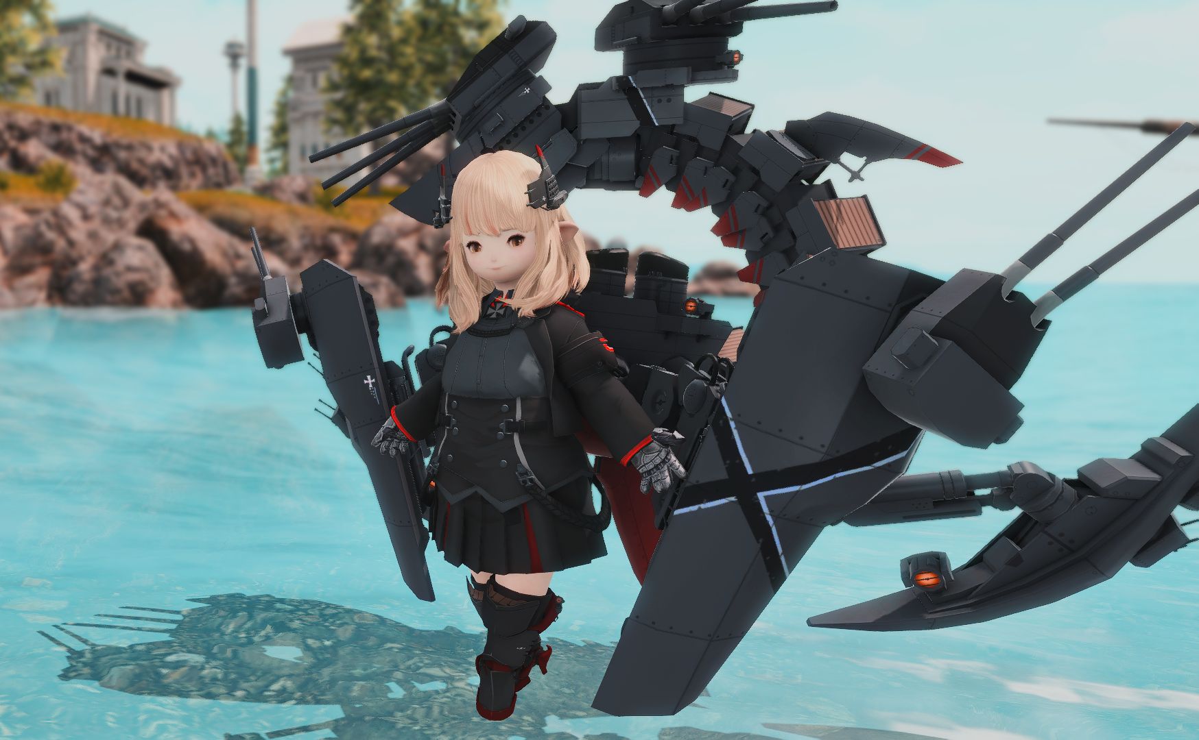 【ff14服装mod】碧蓝航线 - 罗恩