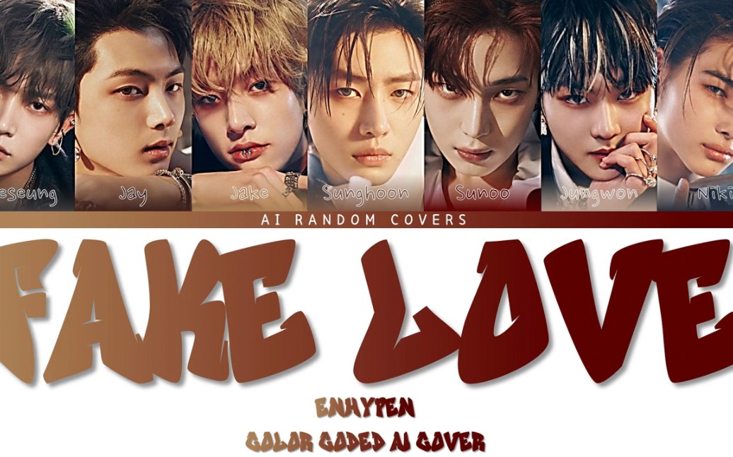 【ai cover】enhypen - fake love(原唱:bts)
