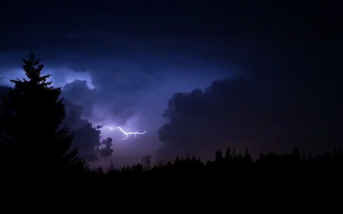 白噪音夜晚雷雨合集