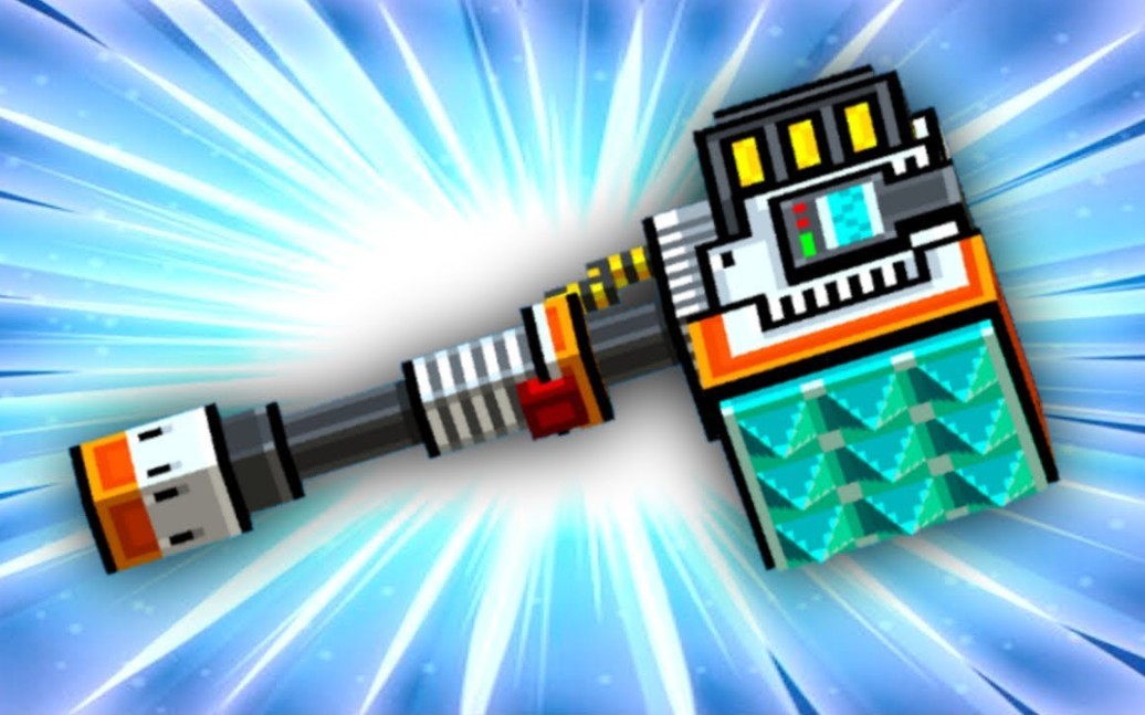 pixel gun 3d 喷气柔嫩器,没有符文锤的你,就用它了!