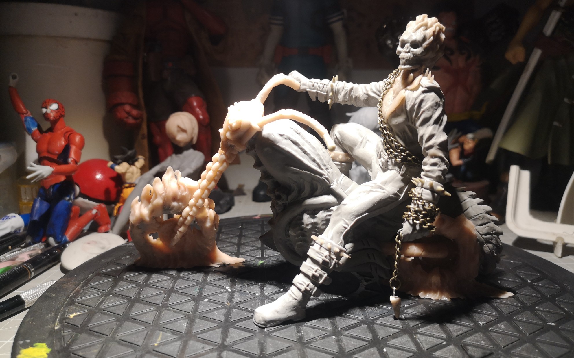 美国土手办恶灵骑士美国土手办原型