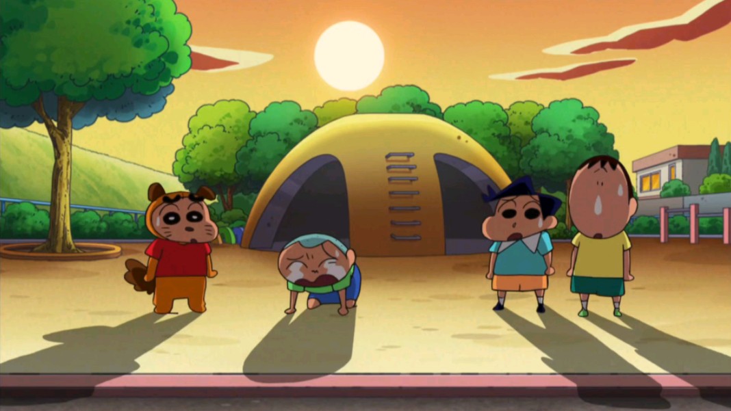 蜡笔小新【夺回足球大作战哦】