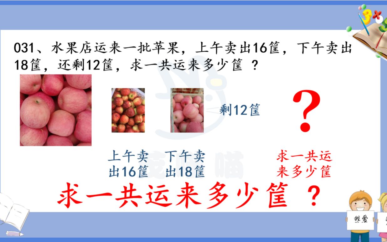 茂喵喵系列:二年级数学必考题型一百道031——加减混合运算哔哩哔哩bilibili