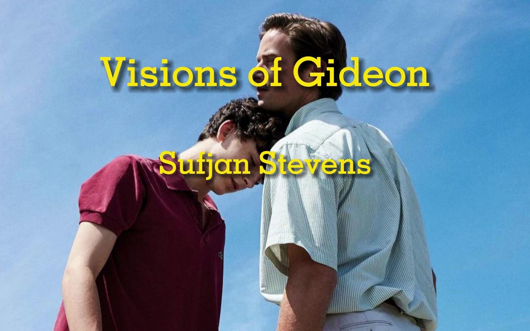 [图]【日推歌单&电影片段】“请以你的名字呼唤我——Elio之歌”|《Visions of Gideon》——Sufjan Stevens