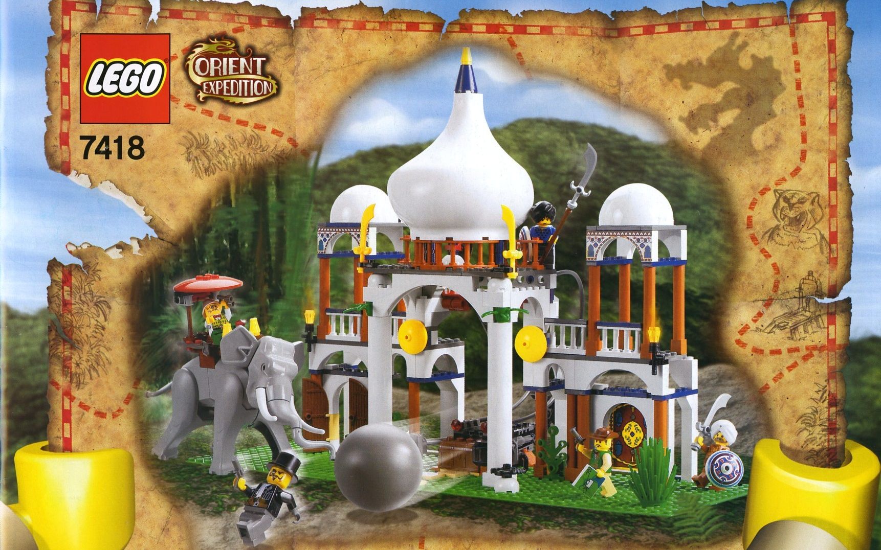 乐高 东方探险/orient expedition 7418 scorpion palace 2003