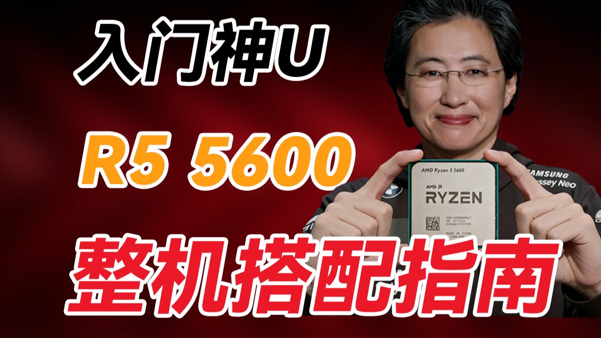 「 平民法拉利 」R5 5600! 纯干货 无废话 搭配指南 !