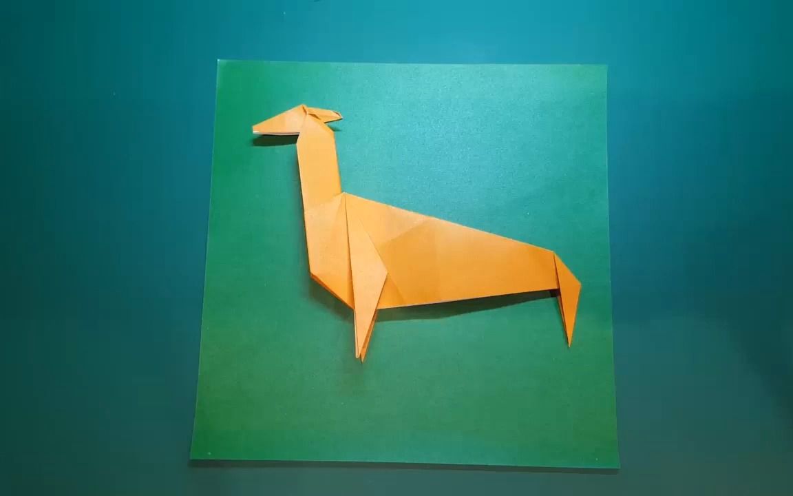 折纸羊驼 羊驼折纸过程