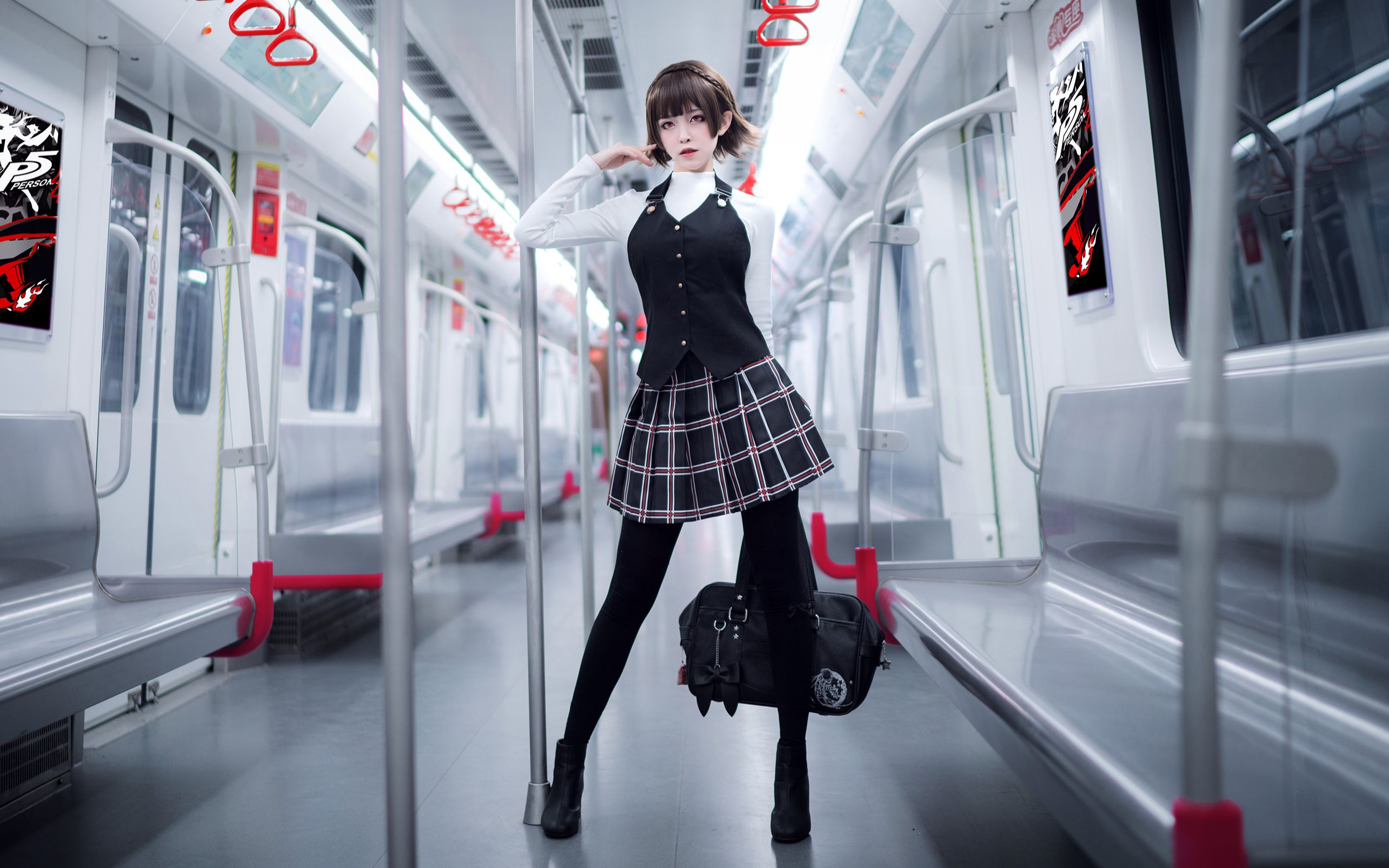 【江户川梦梦酱】【新岛真】cos静态电影 女神异闻录5 会长大人!