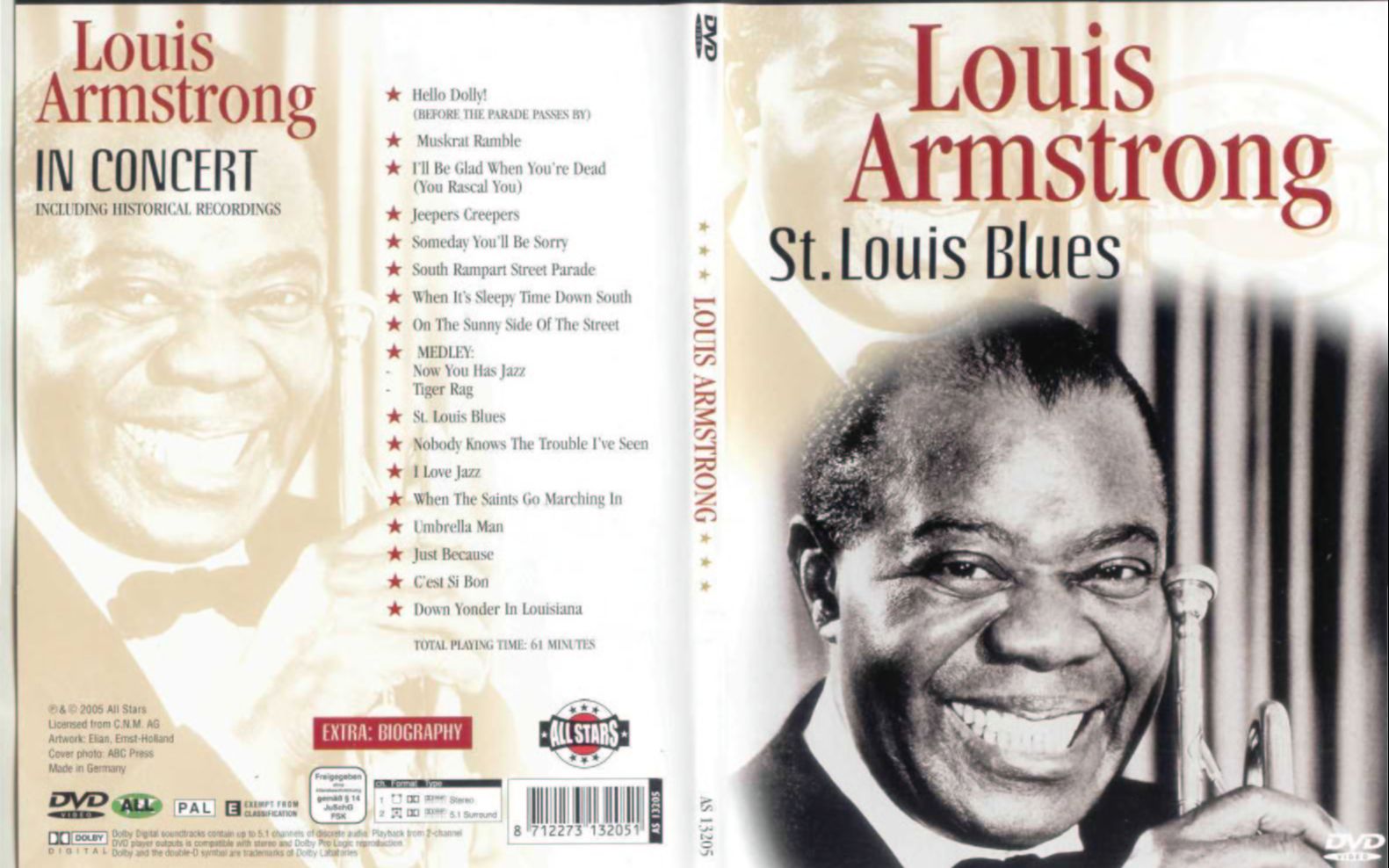 路易斯ⷩ˜🥧†斯特朗 Louis Armstrong  St.Louis Blues哔哩哔哩bilibili