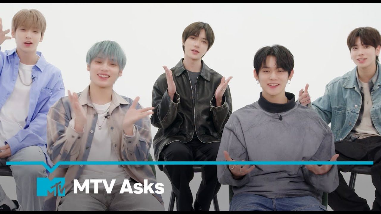 【TXT记录库ⷤ𘭥헣€‘240405 TXT回答粉丝问题 | TXT x MTV Asks | MTV Music哔哩哔哩bilibili