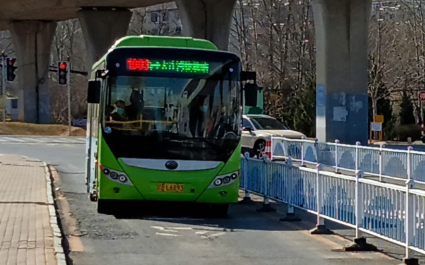 (pov6)大连公交1003路轻轨站—棉花岛全程前方展望pov