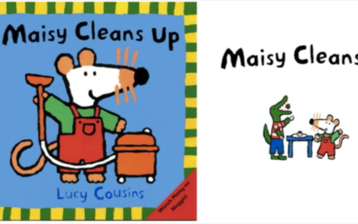 [图]送给小小朋友的睡前绘本—Maisy Cleans Up小鼠波波大扫除