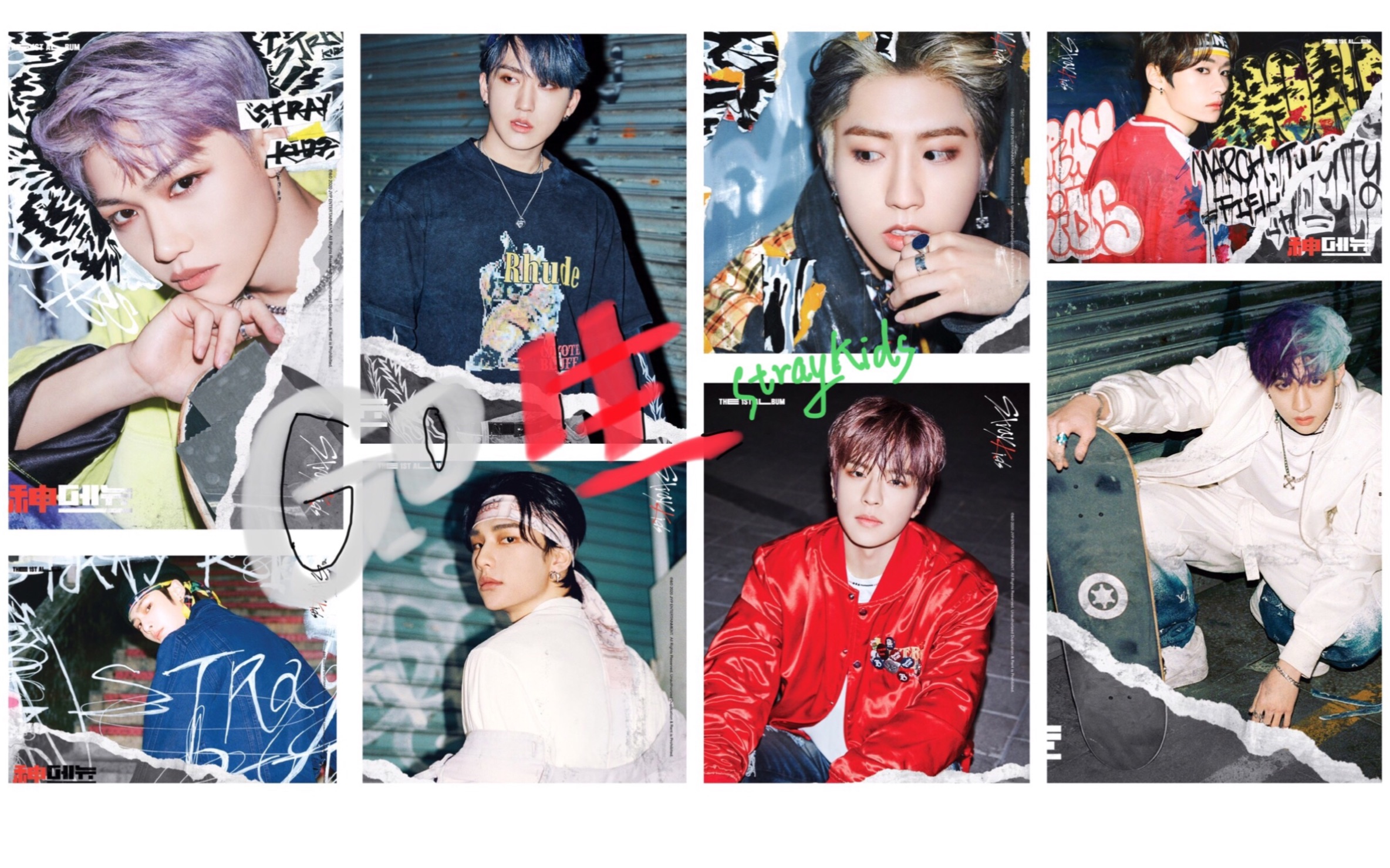 【straykids】～go生|正规一|神menu|喜欢哪个|tang tang tang|top