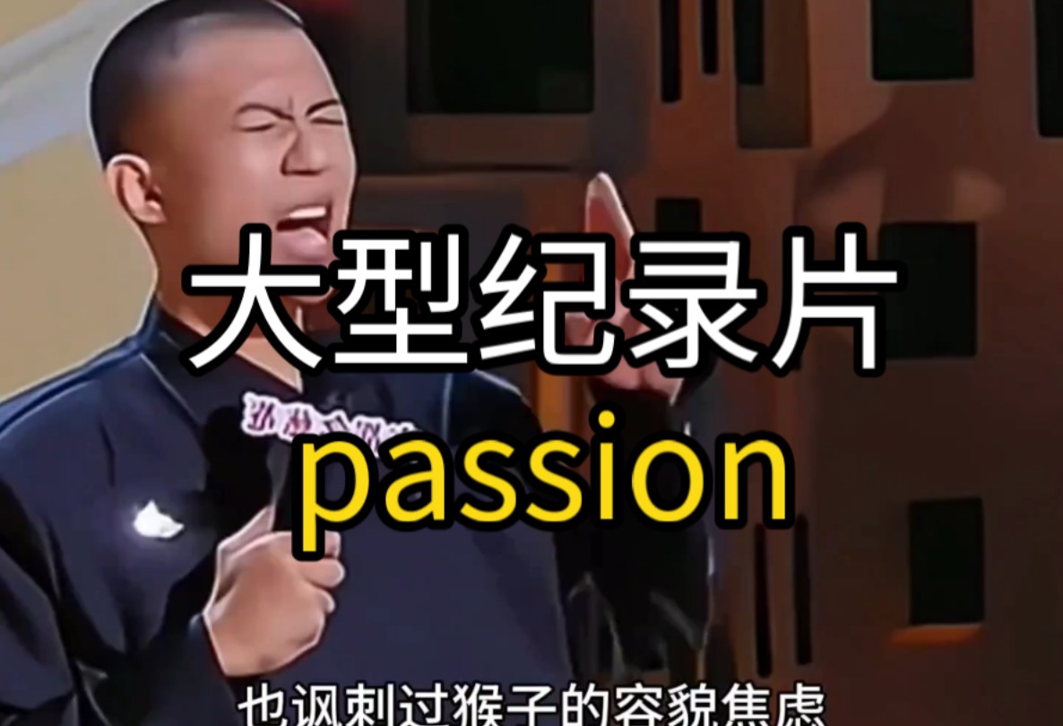 大型纪录片《passion》持续为您播出!!!哔哩哔哩bilibili