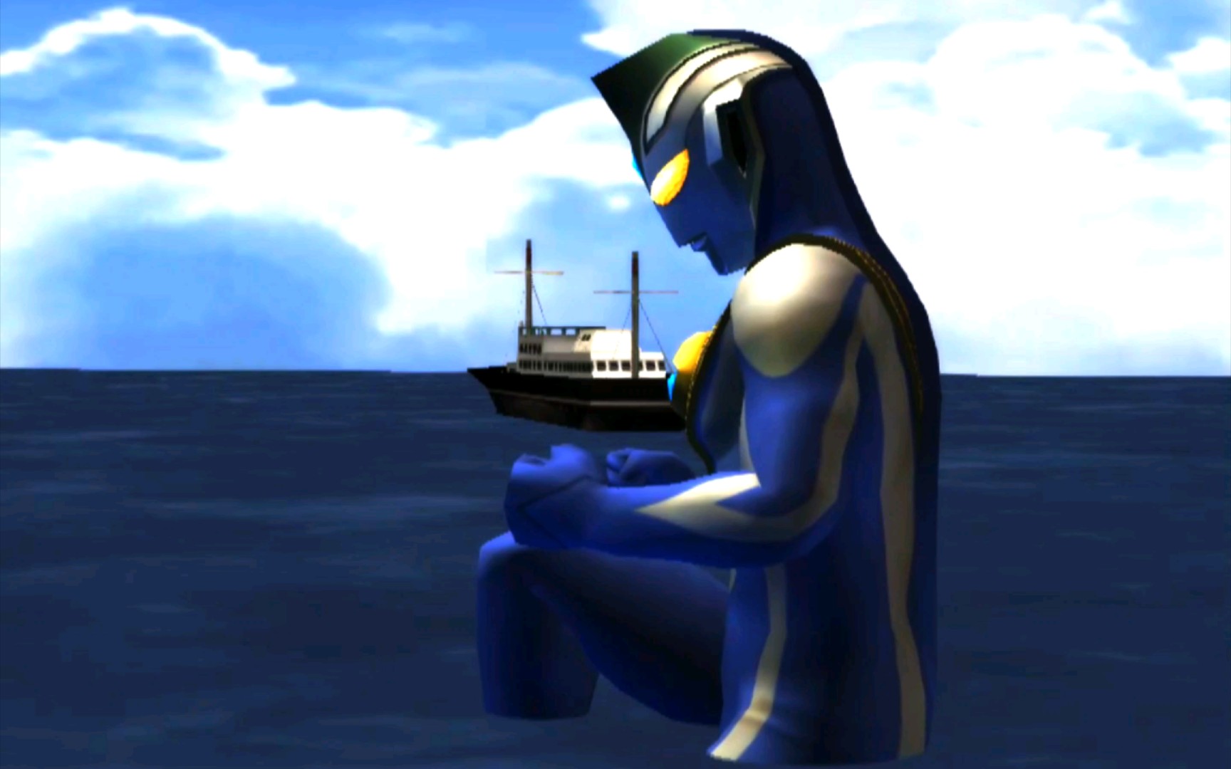 海洋孕育出的战士,请保护好我们蔚蓝的大海!阿古茹奥特曼!