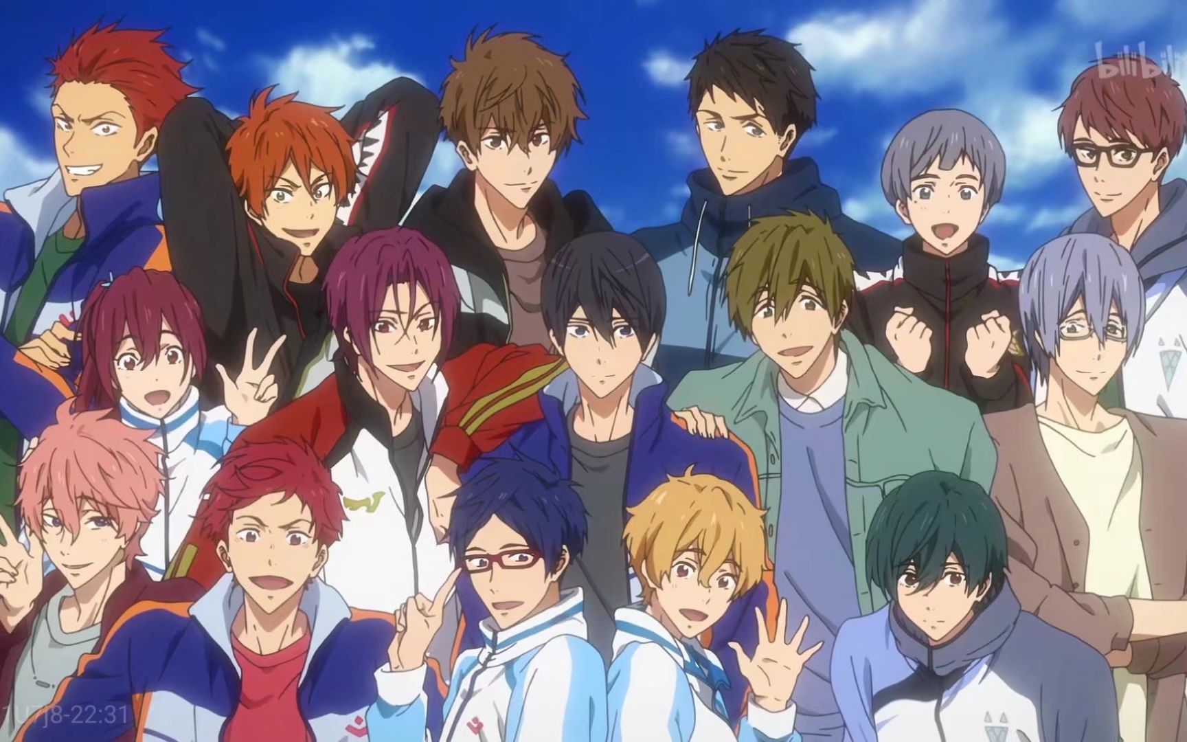 free!-三季合ed(当年看到这一季比一季口水流的多)_哔哩哔哩_bilibili