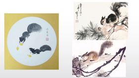 国画松鼠 哔哩哔哩 つロ干杯 Bilibili