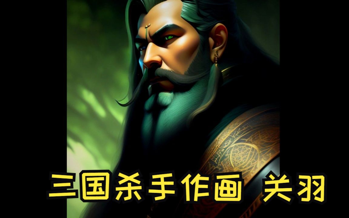 三国杀:手作画 关羽