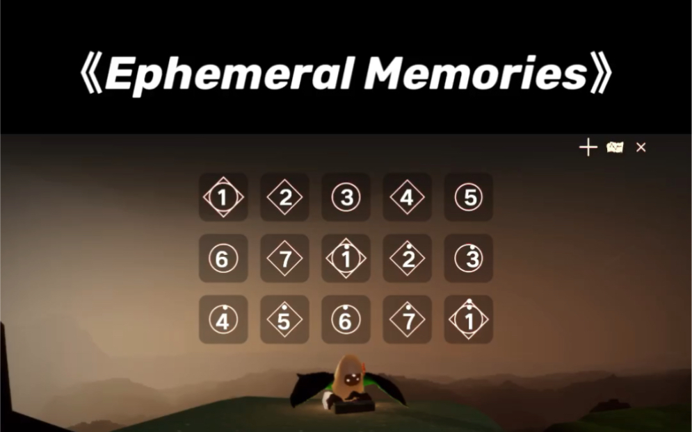 [图]sky光遇《Ephemeral Memories》长版钢琴独奏