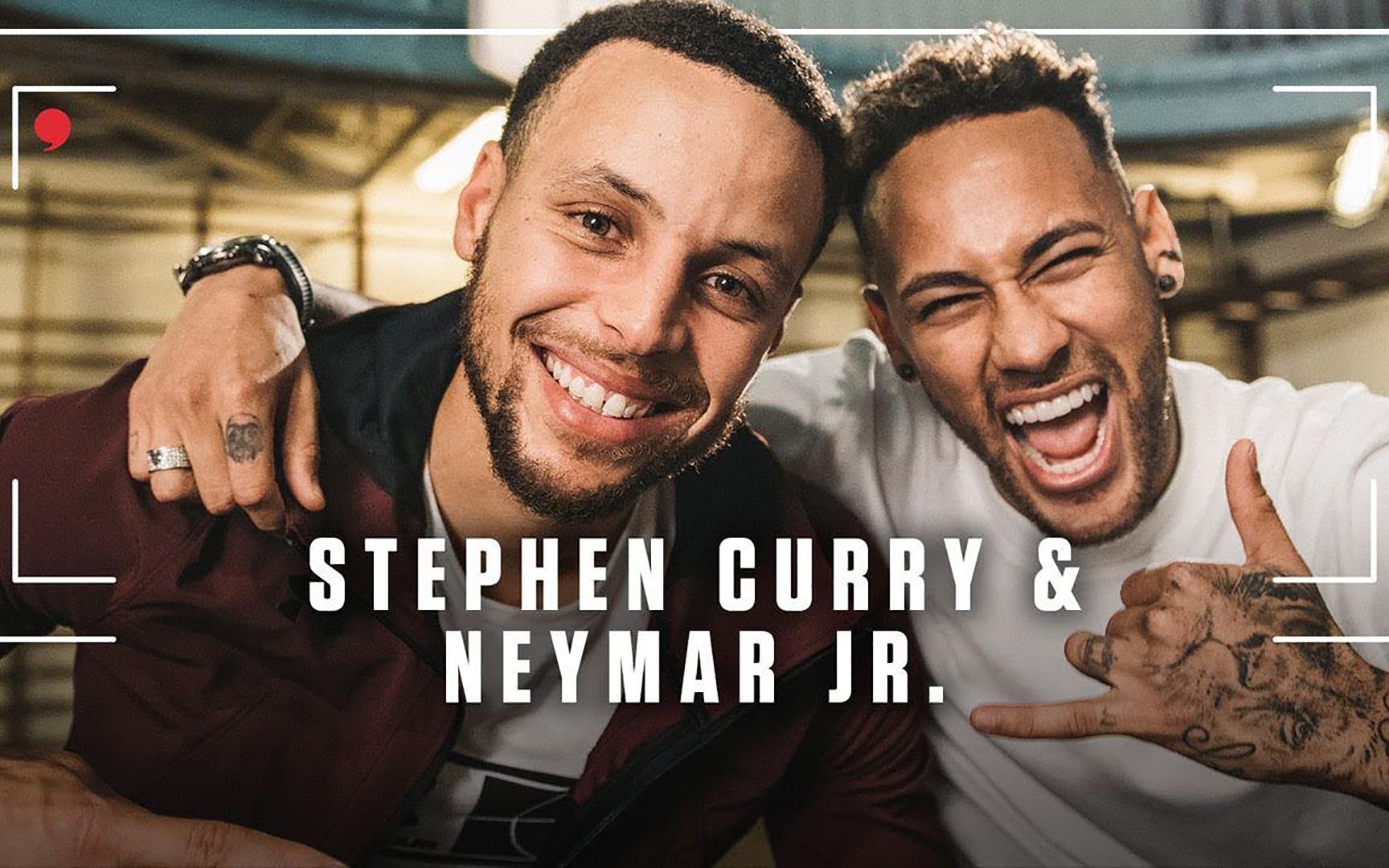 内马尔和库里梦幻联动,内马尔:我想打篮球_哔哩哔哩_bilibili