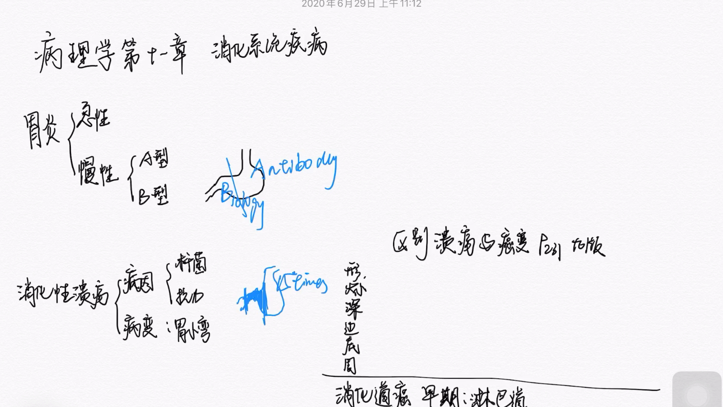 [图]病理学第十一章消化系统疾病知识点记忆方法。用简单对抗复杂，用有趣对抗遗忘，记忆术的实操空间，医学生的精神家园。