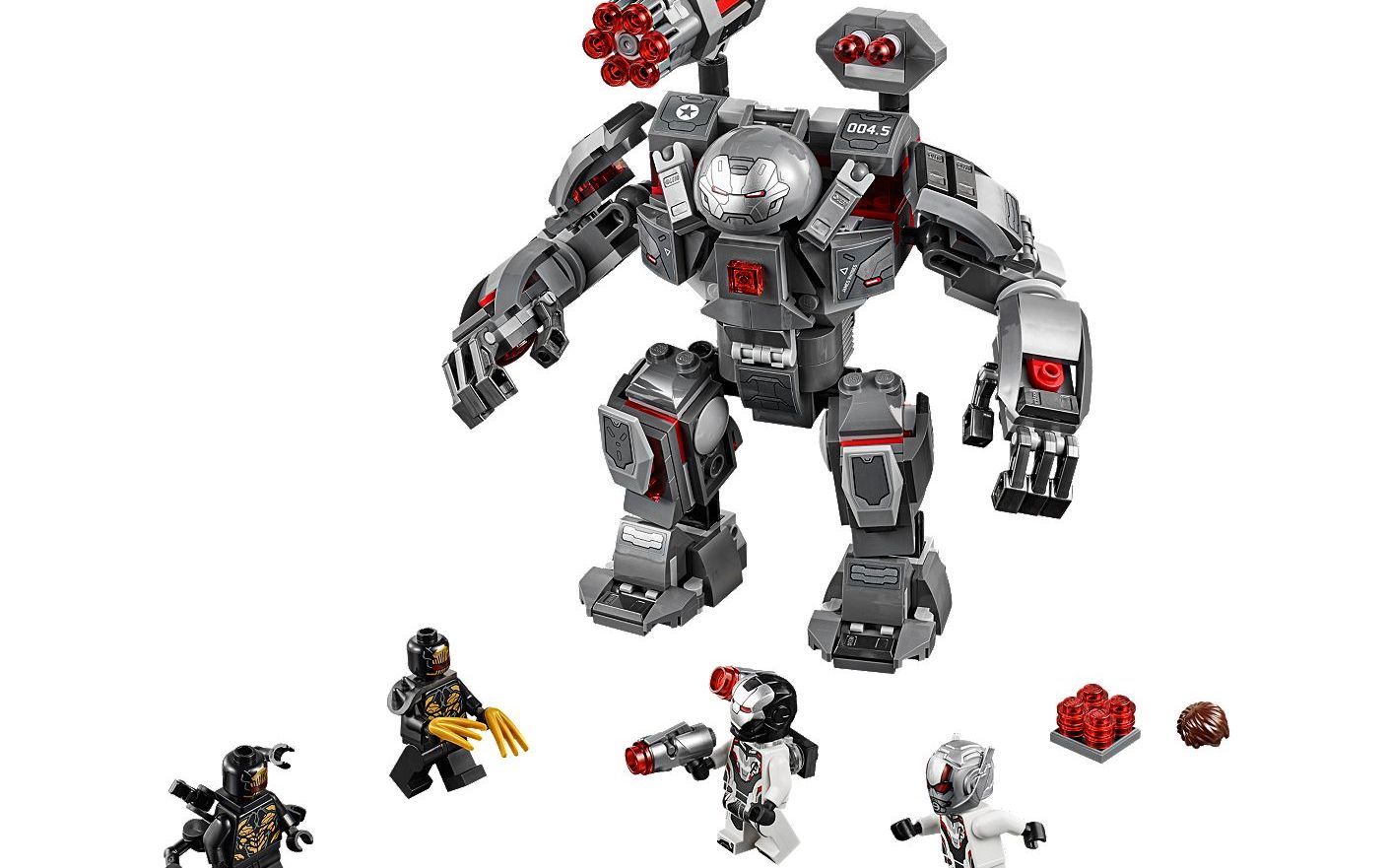 乐高 lego 76124 漫威超级英雄 复仇者联盟 战争机器重武装机甲 2019