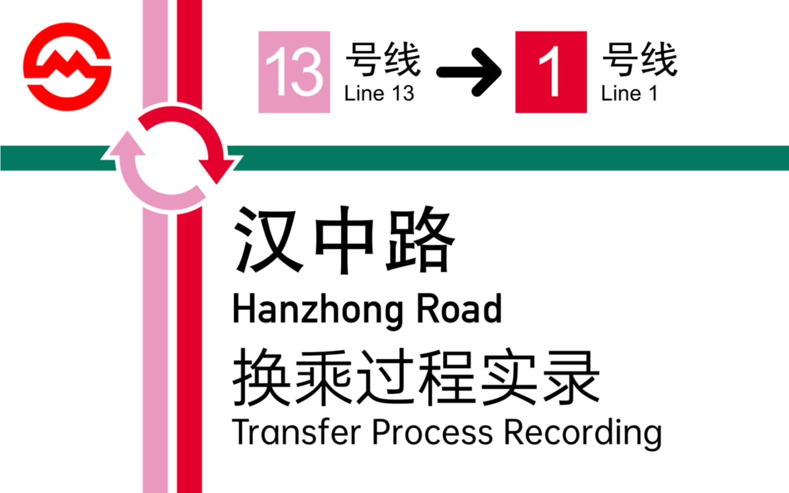 【上海地铁】汉中路站换乘过程 13号线1号线哔哩哔哩bilibili