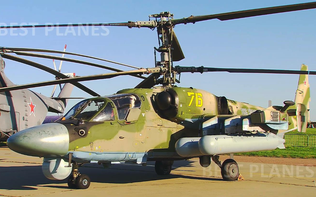 莫斯科航展2019卡52短吻鳄武装直升机20199