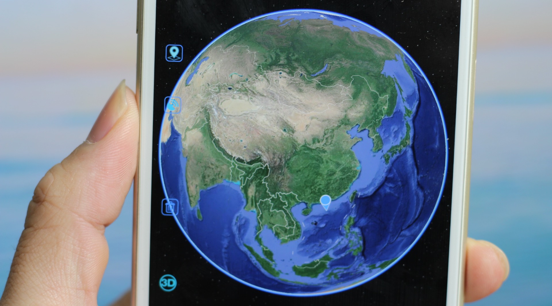 手机3d实景混合卫星地图高清立体超实用看遍世界地形景观