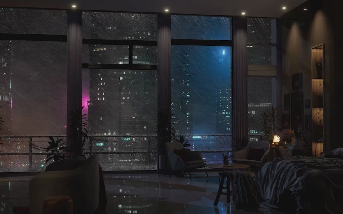 [图]酒店-高楼-大雨天