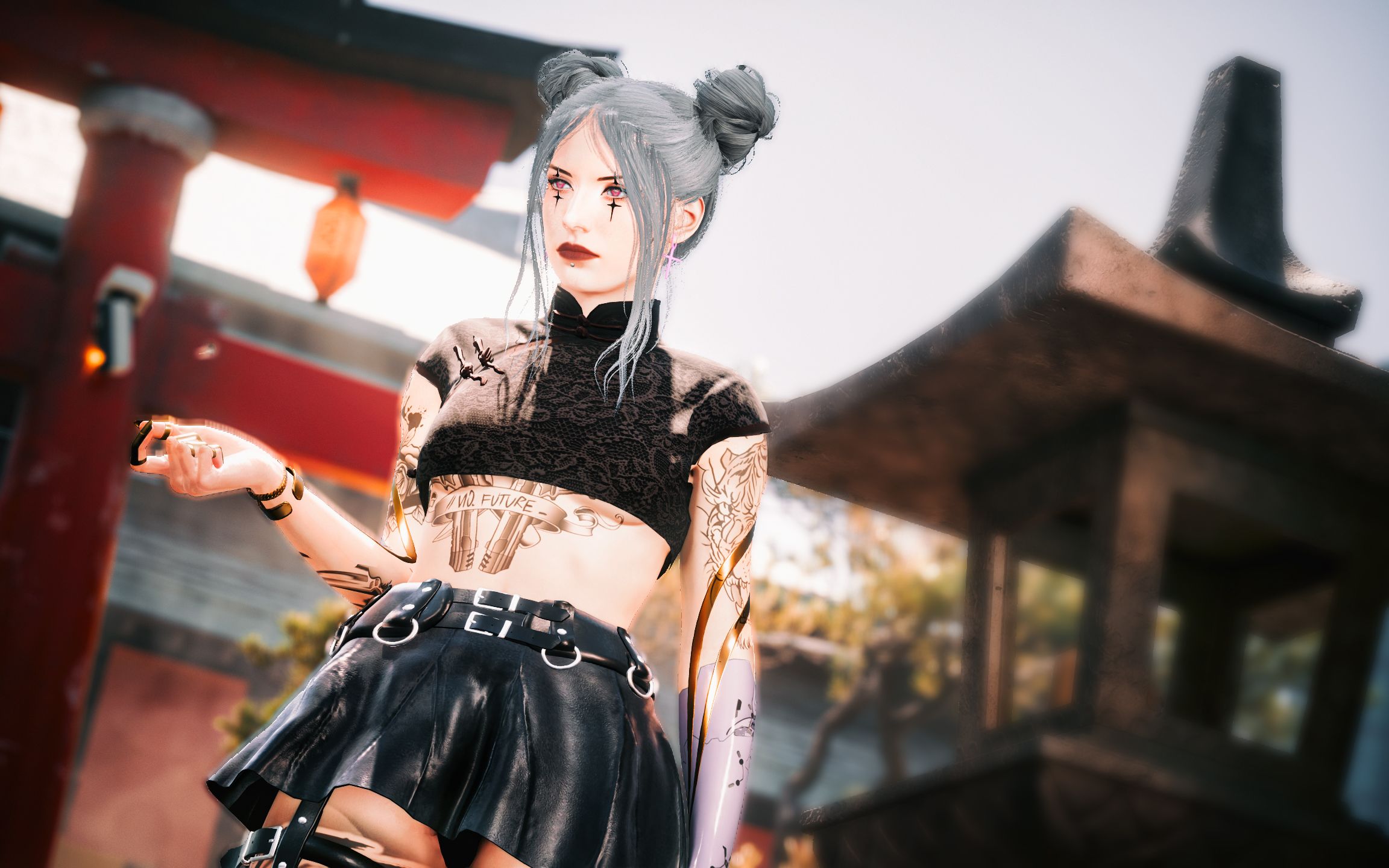 赛博朋克2077 |银翼杀手2049浮空车 米斯蒂新发型 打电话改天气 mod