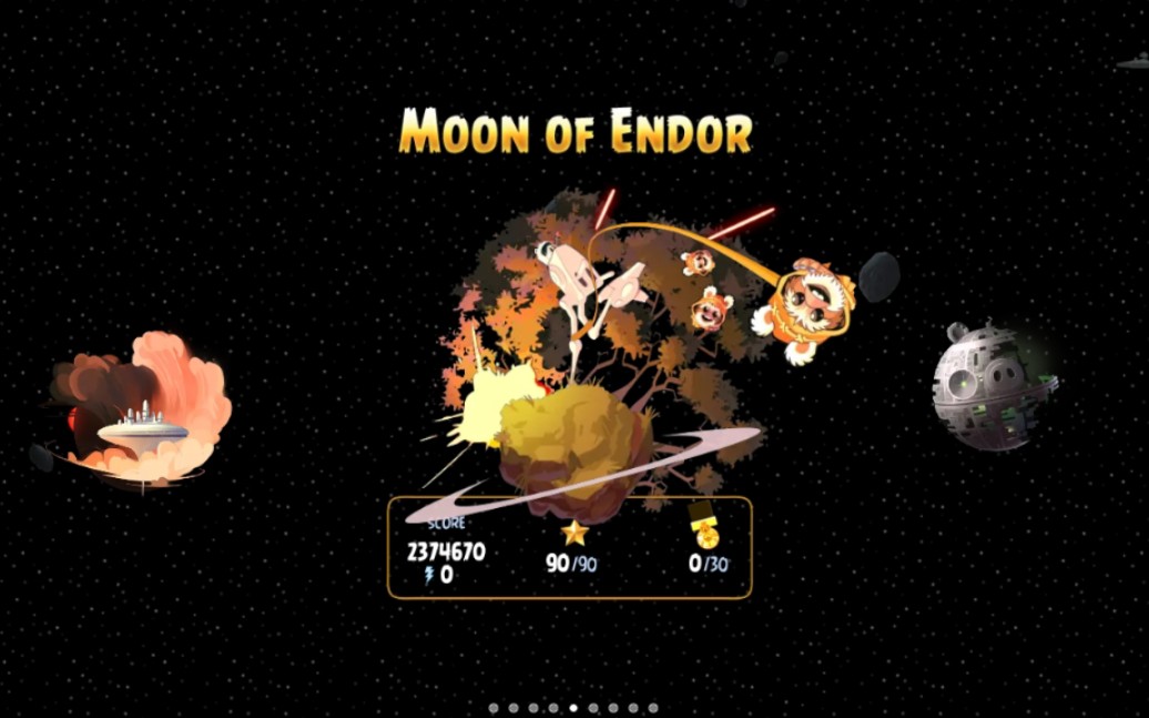 [图]【愤怒的小鸟星球大战】Moon of Endor 禁用道具全三星攻略