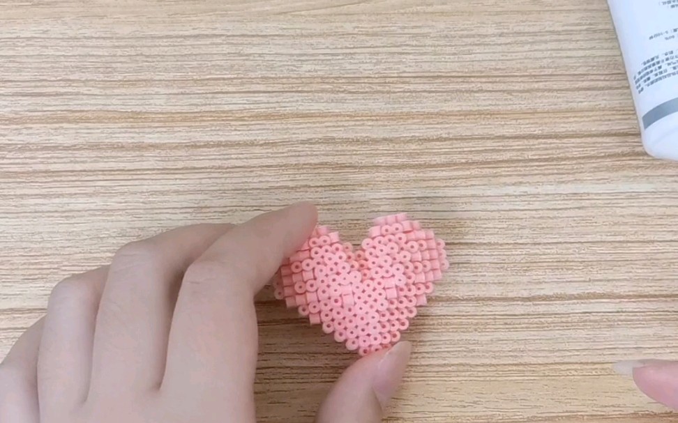 【拼豆豆】超厚爱心一颗,可以改成钥匙链