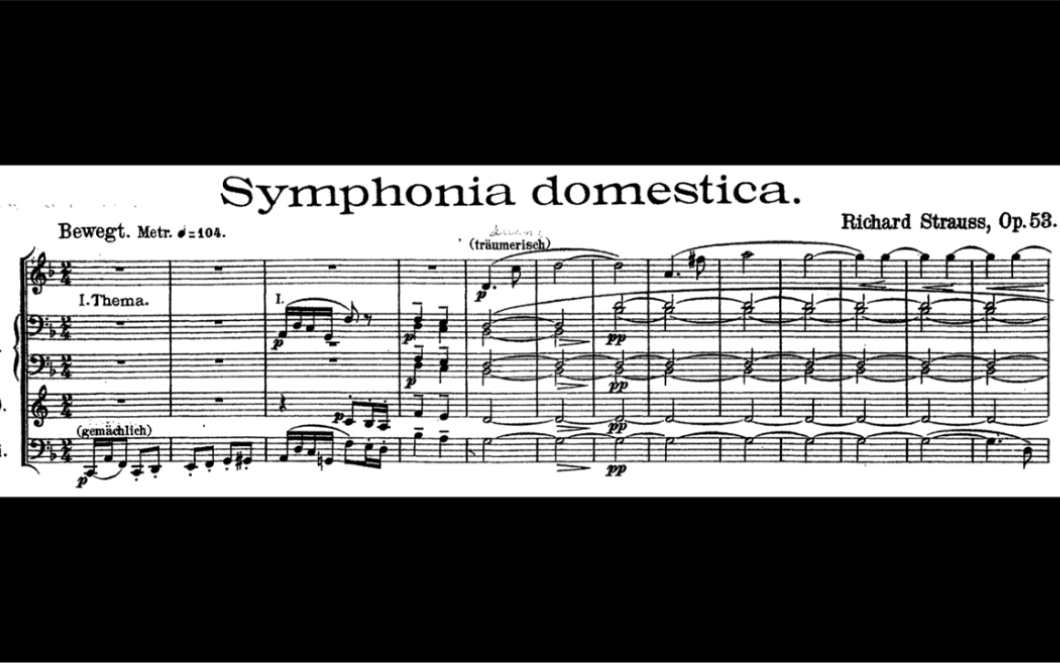 [图]【总谱】理查·施特劳斯 Richard Strauss - 家庭交响曲 Symphonia Domestica, Op. 53 (1903)