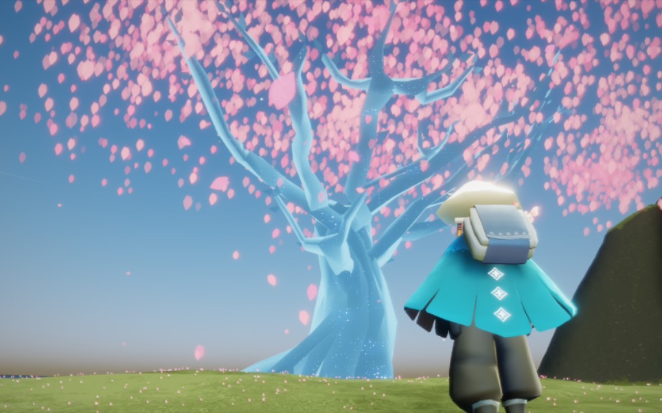 sky光遇樱花树下的回忆