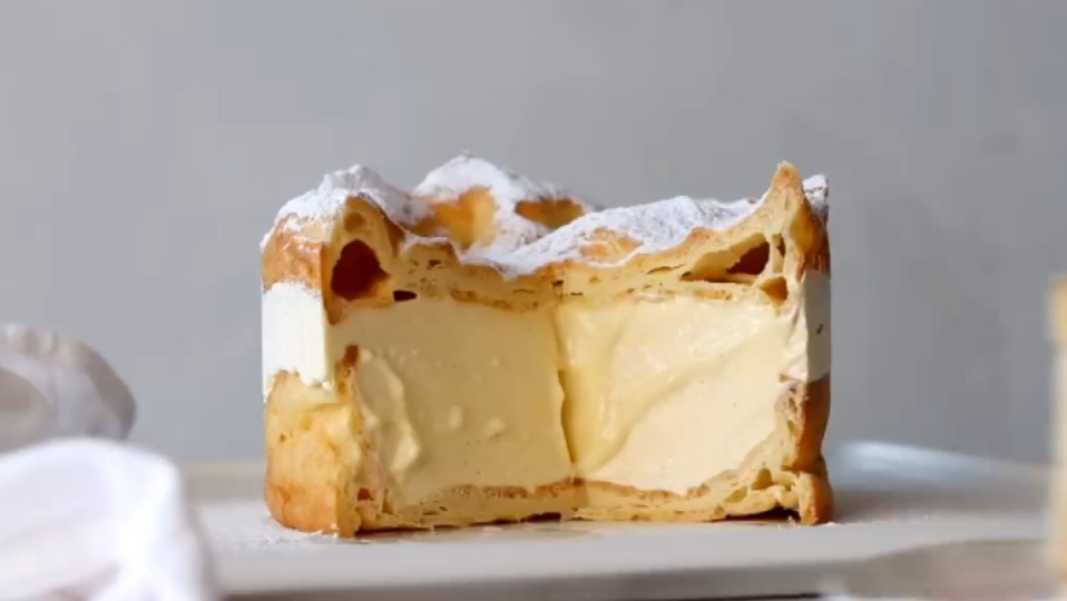 【搬运】波兰奶油泡芙蛋糕(nomnomdayss)cookingsounds