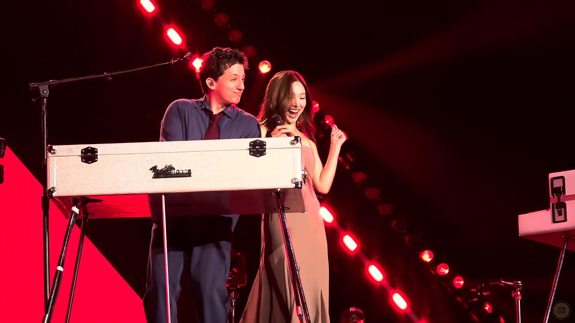 【4K】娜琏和断眉合唱！林娜琏&amp;Charlie Puth《WeDontTalkAnymore》合唱！