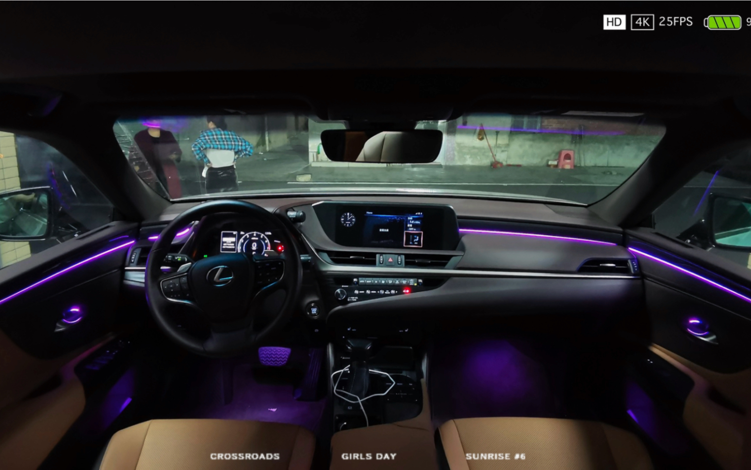 18-23款凌志es改装氛围灯