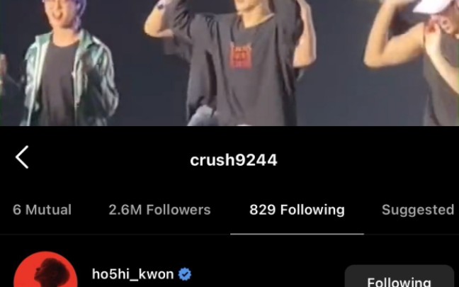 [图]HOSHI × Crush 合作将至?! crush IG关注了茸茸//茸茸freestyle跳了rush hour/期待中.....