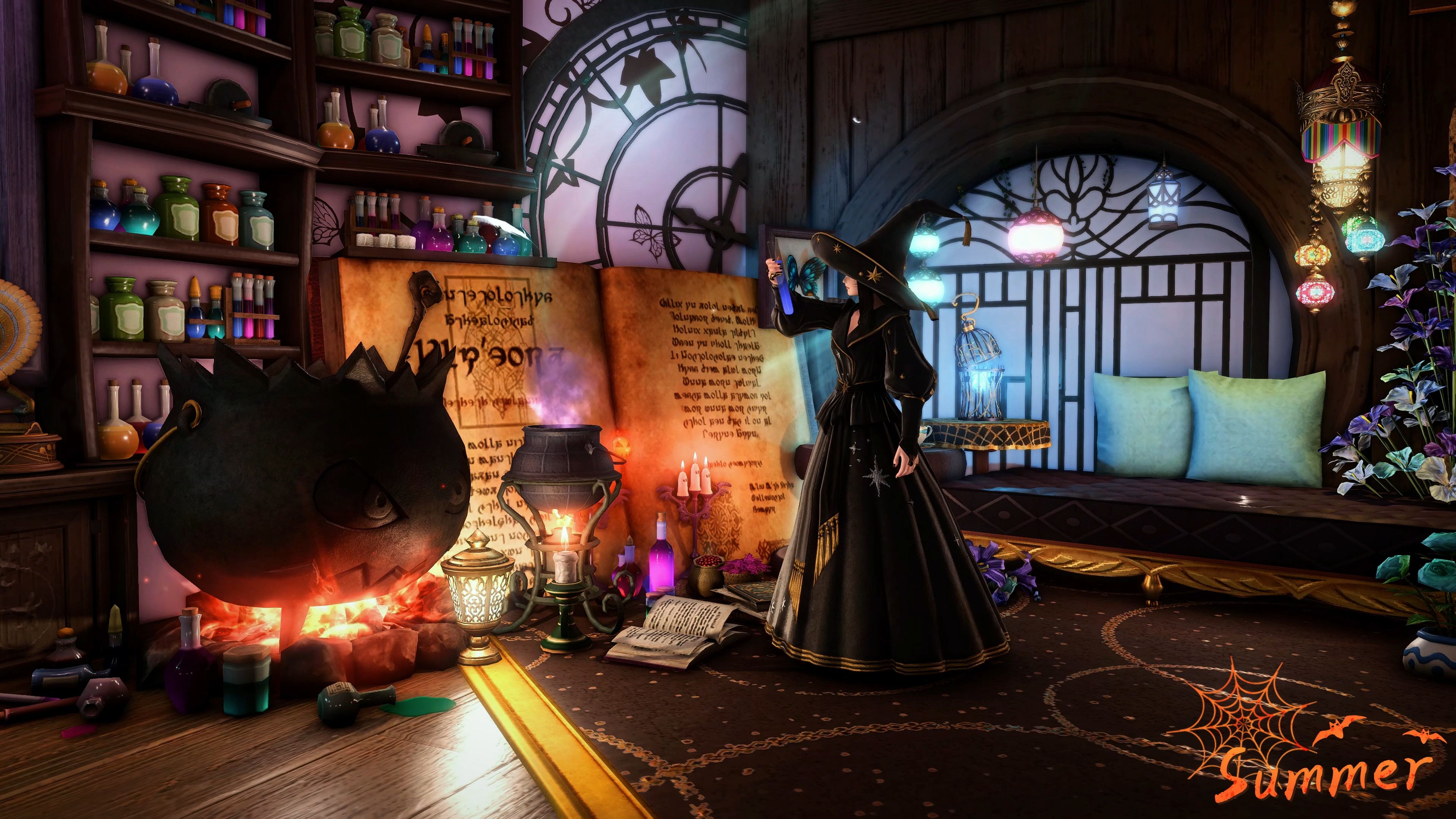 魔女的万圣小屋丨halloween丨艾欧泽亚万圣节